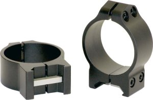 Warne 220M Maxima Steel Rings 34mm Low Matte Weaver/Picatinny Rails