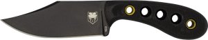 CobraTec OTF Knife Black 3.5 In Blade Aluminum Handle