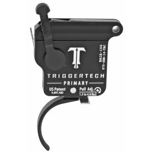 TriggerTech R70SBB14TBC Remington 700 Curved Trigger 1.5-4 lbs Black