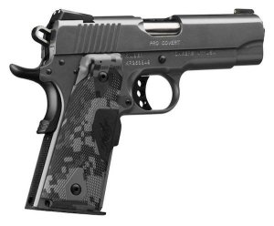 Kimber 3000244 Pro Covert .45ACP 4" Gray Pistol Tritium Sights 7rd Laser