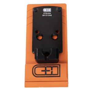 C&H Precision STID-RH V4 Optic Mount Plate for Staccato Duo, Anodized Black