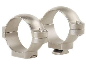 Leupold 1" STD Scope Rings - Low Height, Silver Finish