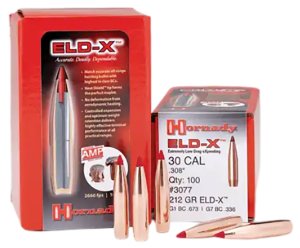 Hornady 7mm Bullets 175 Grains Boat Tail ELD-X Per 100 Md:
