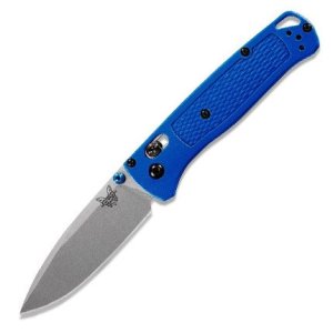 Benchmade 535 Bugout 3.24" S30V Textured Blue Grivory Scales