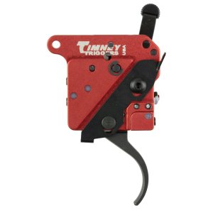 Timney Triggers 533 2-Stage Curved Trigger 1-1.5 lbs Black/Red