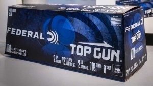 Federal Premium Top Gun 20 Gauge 2.75" 7/8oz #8 Shot 100 Rounds