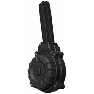 Pro Mag DRM-A43 9mm 50rd Black Polymer Drum Magazine S&W 910/915/5900