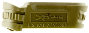 Springfield Armory XDS5002MFDE Backstrap Sleeve Polymer 45 ACP Flat Dark...