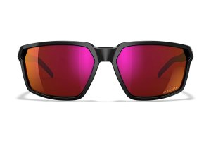 Wiley X Sierra AC6SRA06 Gloss Black Frame Red Mirror Polycarbonate Lens