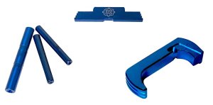 Cross Armory CRG5OKBL Glock Gen5 3-Piece Kit Blue Anodized Steel/Aluminum