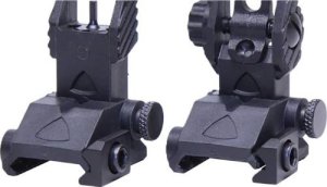 GUNTEC AR-15 EZ SIGHTS POLY BACK UP THIN IRON SIGHT