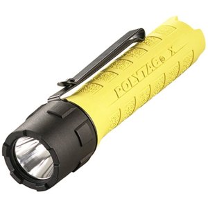 Streamlight PolyTac X Flashlight 600 Lumens Yellow 5.46 in Nylon Polymer