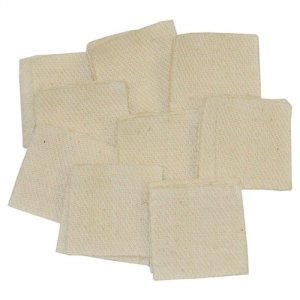 Brownells Heavy Duty Square Cotton PATCHES1.375"/.22/.270CAL 1000 Pk