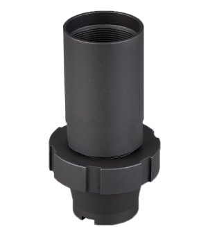 SilencerCo Salvo Suppressor Choke Adapter - 12 Gauge, Matte Black