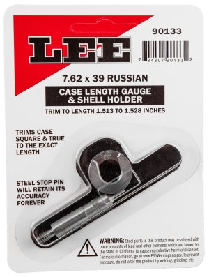 Lee Precision Case Length Gage and Shell Holder 7.62x39mm 90133