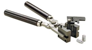 RCBS 80025 Universal Bullet Casting Mould Handles - Solid Steel & Hardwood