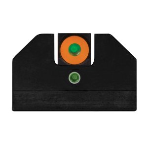 XS Sight Systems GLF006P5 F8 Night Sights Front Orange Dot Rear Wide Notch