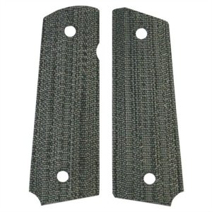 VZ GRIPS 1911 Government Slim Black Canvas Grips GTR-BBC-SLM-A