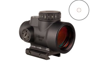 Trijicon MRO HD 1x25mm Red Dot Sight Matte Black 2 MOA 68 MOA Circle 25 MM