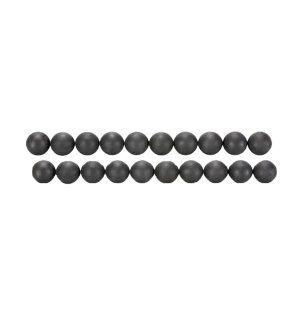 Umarex USA P2P Rubber Balls 50 Cal 20 ct Tube Black
