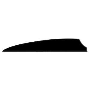 Q2i Fusion X-II Vanes Black 3 Shield Cut Design 100 Pack Q07041