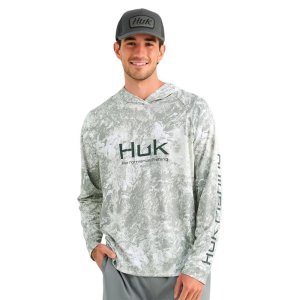 Huk Mossy Oak Pursuit Performance Hoodie MO Seagrass L H1200611-383-L