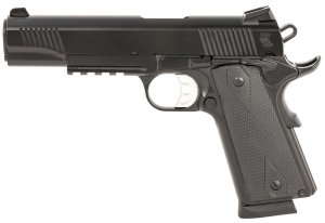 Tisas 1911 Duty 9mm 9Rd 5in Rail Black Grips Tactical