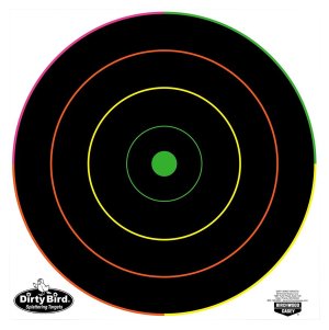 Birchwood CASEY Dirty Bird 12in Multi-Color Bull's-Eye Trgt 100-Pack 35870