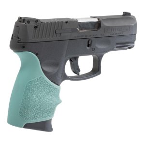 Hogue Handall Beavertail Grip Sleeve Aqua for Taurus PT-111