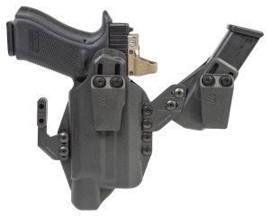 Blackhawk 416963BK Stache IWB Holster Black Polymer for S&W M&P Shield