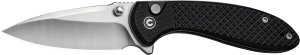 Civivi Faegar 3 In Drop Point Black G10 Ceramic Ball Bearing Pivot