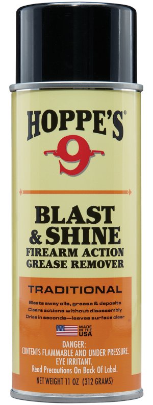 Hoppe's CD1 No. 9 Blast & Shine Grease Remover 11 oz Aerosol