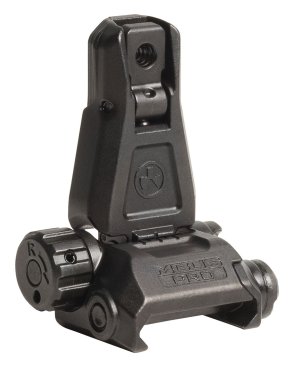 Magpul MBUS Pro AR-15 Steel Rear Sight Windage Adjustable MAG276-BLK