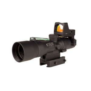 Trijicon TA33C400394 ACOG 3x30mm Green Horseshoe Dot 5.56x45mm Matte Black