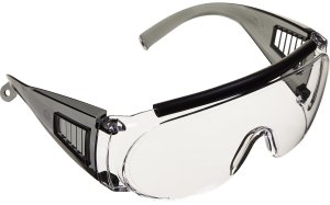 Allen Company 2169 Fit-Over Glasses Clear Lens Gray Frame