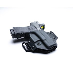 Crucial Concealment 1001 Covert Kydex OWB Holster Glock 19 Black