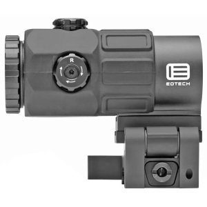 Eotech G45 5x Magnifier: Precision Aiming, Switch-to-Side Mount, Water-Resistant, Black Anodized Finish