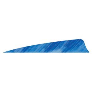 Gateway 400RSTWB-50 Shield Cut Feathers 4" White/Blue 50 Pack
