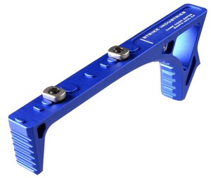 Strike Industries LINKCFGBLU Curved ForeGrip Blue Aluminum 1.74"