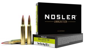 Nosler 40045 Ballistic Tip Hunting 7mm Rem Mag 150 gr Spitzer 20 Rds
