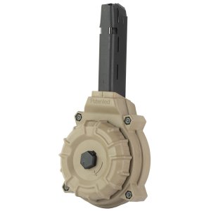 ProMag DRMA11-FDE 50rd Drum Magazine Glock 17 19 9mm FDE Polymer