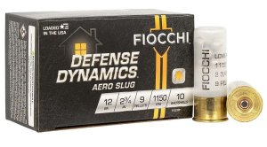 Fiocchi 12LE9P 12Ga 2.75In 1-Buck Defense Low Recoil 10Rd
