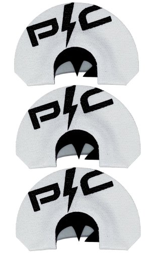 Power Calls 24256 Diaphragm Turkey Call Black/White Yelps Sounds