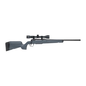 Savage Arms 33177 Axis 2 XP 308 Win 4+1 20 Matte Black Carbon Steel Threaded Barrel & Drilled & Tapped Receiver, Gray Synthetic Fixed w/Pistol Grip Stock, 3-9x40mm Duplex Scope, Right Hand