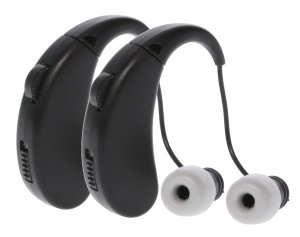 Walker's GWPRCHUE2PK 22dB Rechargeable BTE Hearing Enhancer 2-Pack