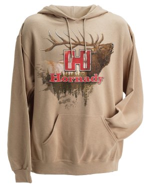 Hornady 99612S Elk Small Tan/Khaki Hoodie