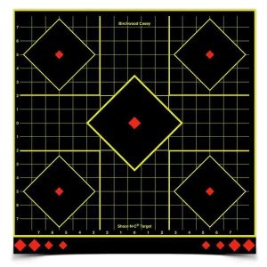 Birchwood Casey Shoot-N-C Sight-In Self-Adhesive Paper Multi Color 5-Diamond 5 Pack