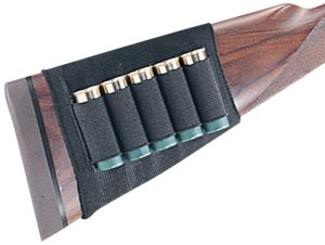 Uncle Mike's Buttstock Shell Holder Nylon Black 5rds