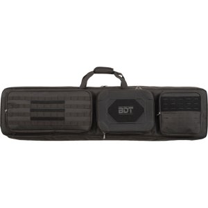 Bulldog BDT74-38B Double Suppressor Tac Rifle Range Bag 38 In Blk