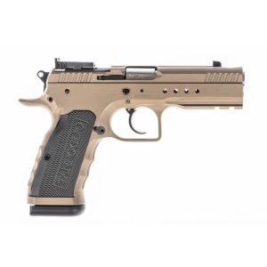 Tanfoglio TFHEXT9 Hexagon Tactical 9mm 4.45" 17Rnd Steel/Alum Grips